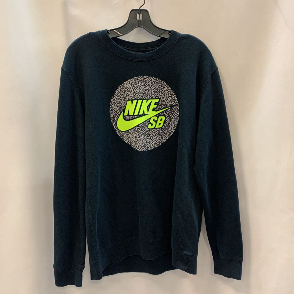 Sweatshirt: Nike Swoosh SB Crewneck