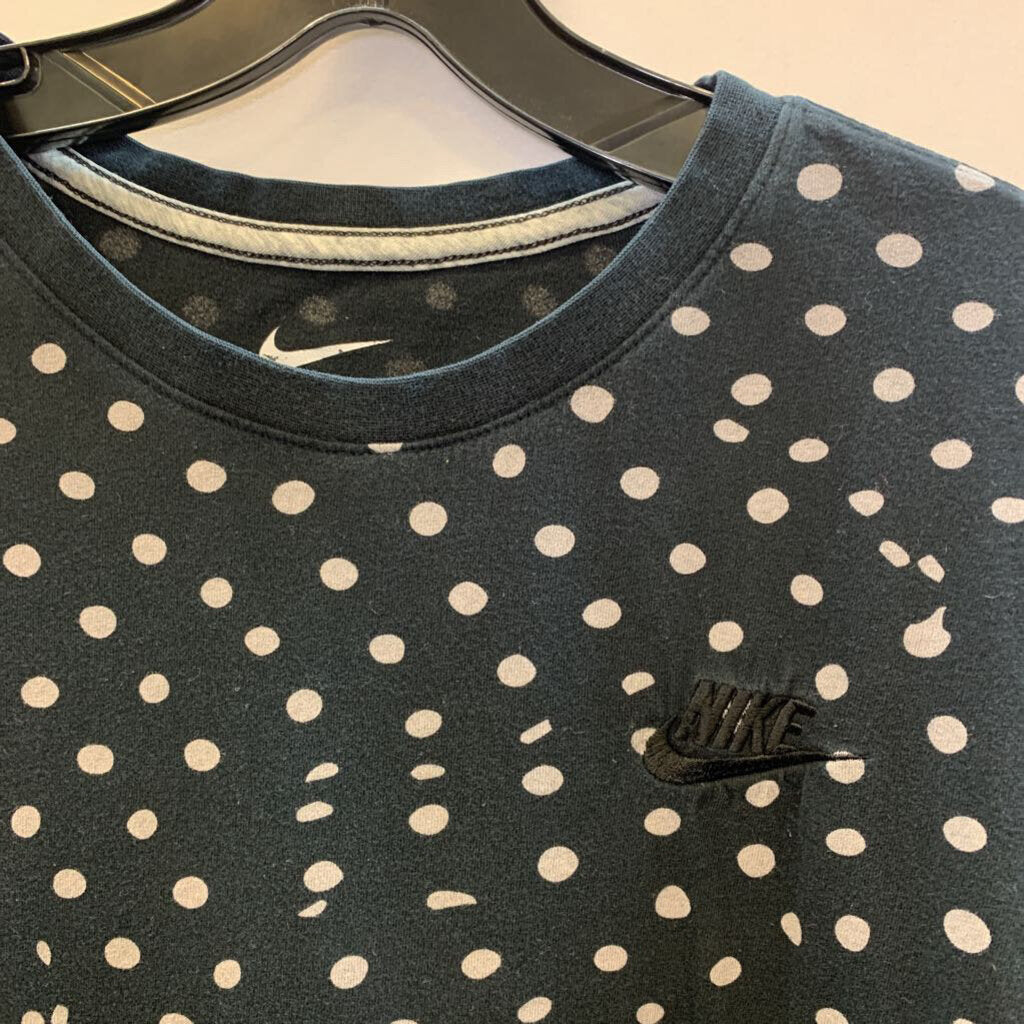 Shirt: Short Sleeve Polka Dot Athletic