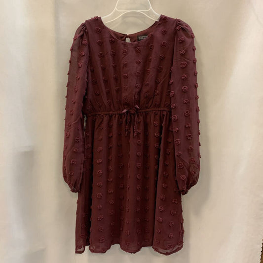 Dress: Sheer Long Sleeved Polka Dot