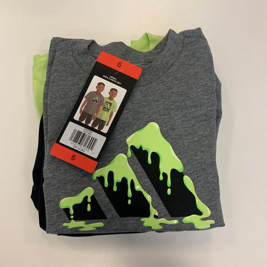 3 piece kids Yellow/Grey set