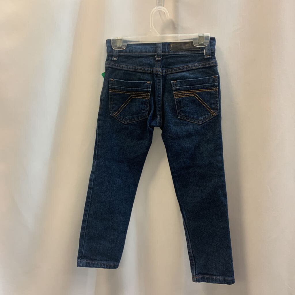 Pants: Faded Pocket Skinny Jean