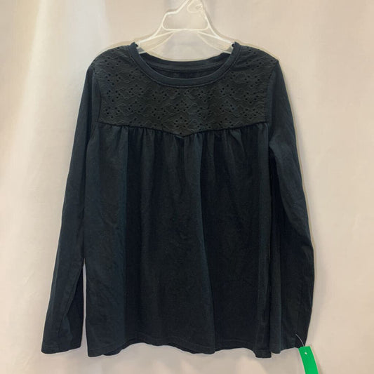 Shirt: Long Sleeve Babydoll Lace Overlay