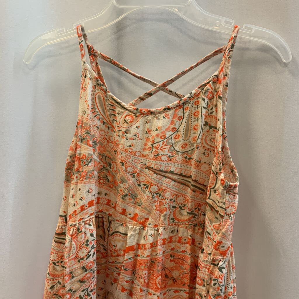 Dress: Sleeveless Paisley