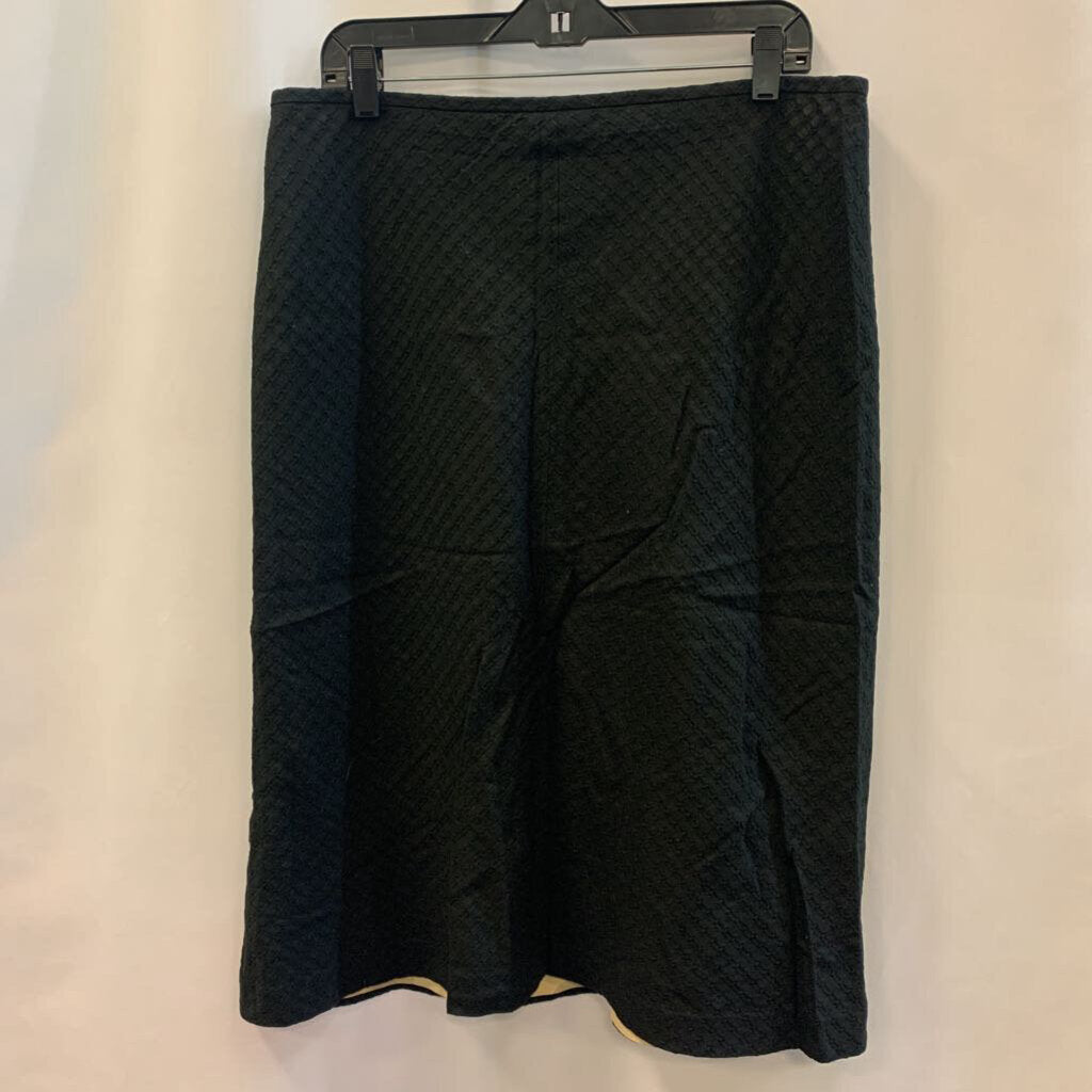 Skirt: A Line Woven Tan Lining