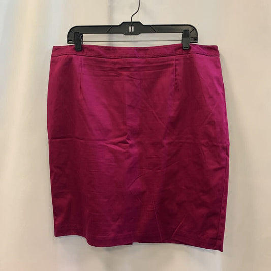 Skirt: A Line Suede Zip