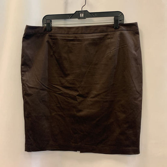 Skirt: A Line Suede Zip