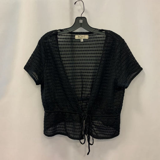 Shirt: Short Sleeve Tie Cardigan