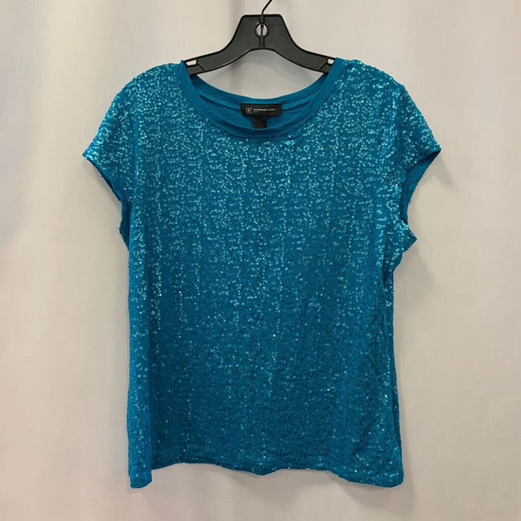 Shirt: Short Sleeve Sequin