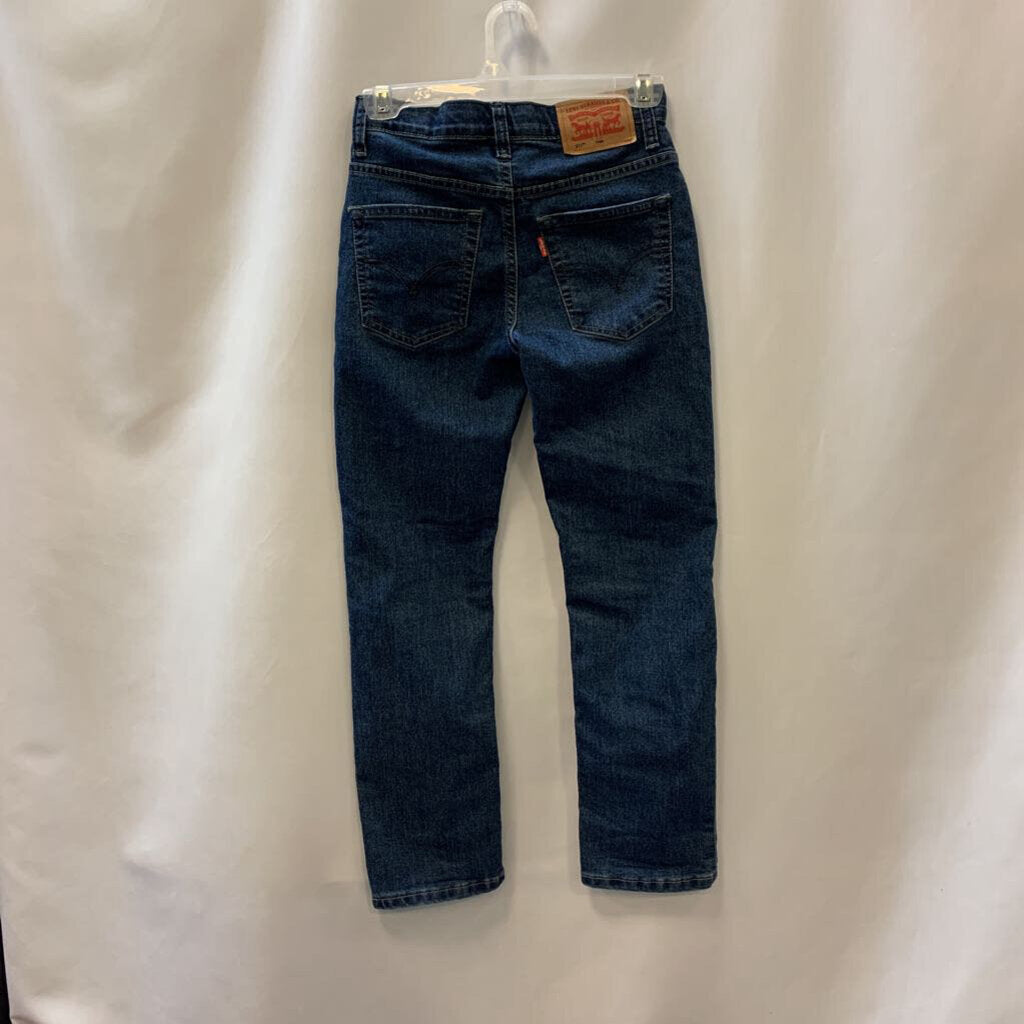 Pants: Stretchy Waist Straight Jeans