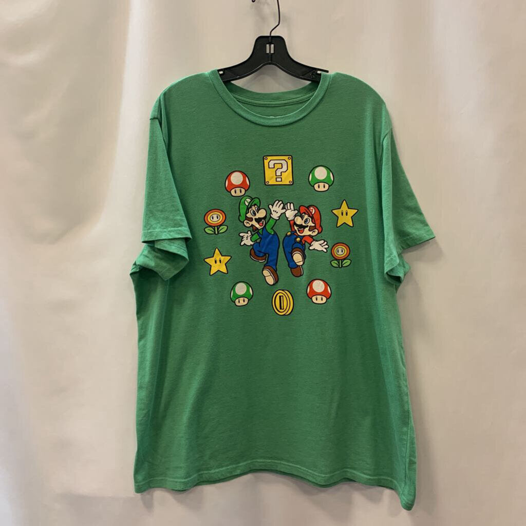 Shirt: Short Sleeve Stars Mushrooms