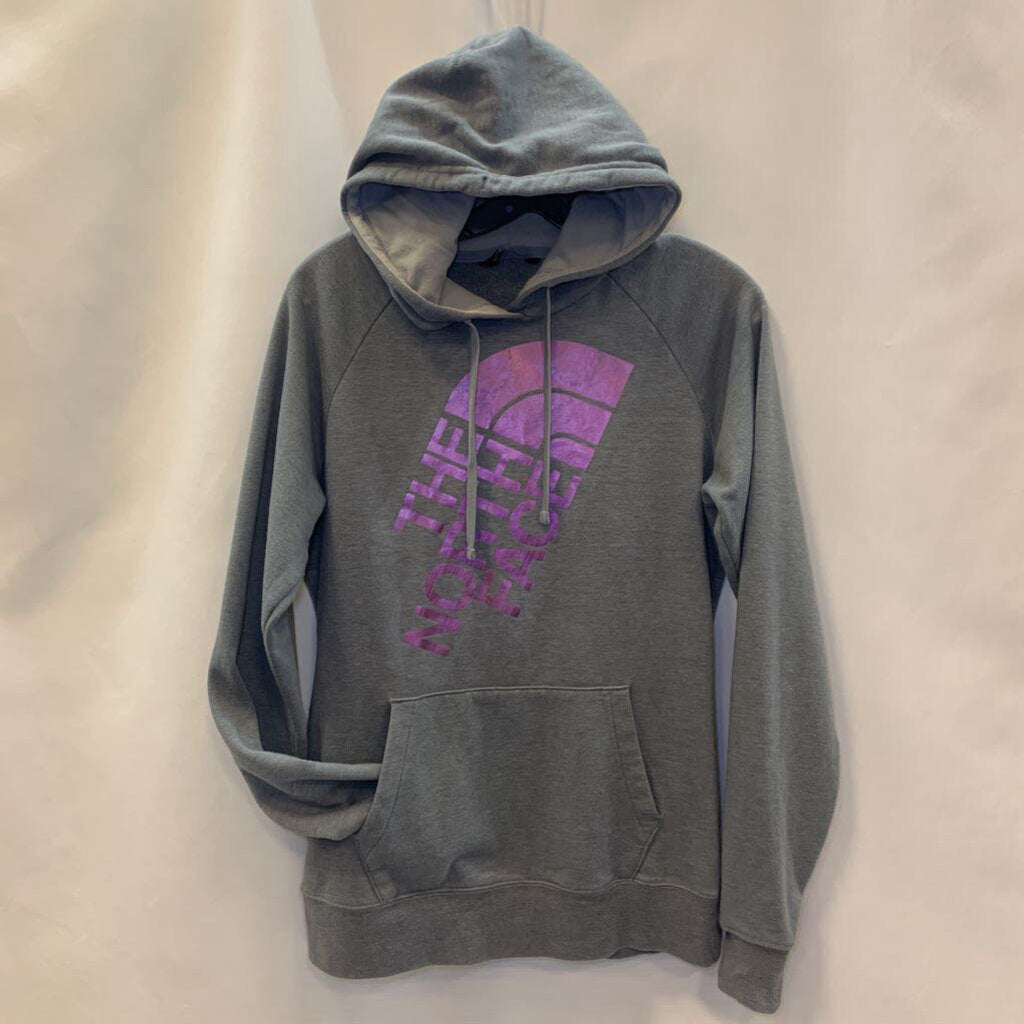 Sweatshirt: Hooded with Purple Writing