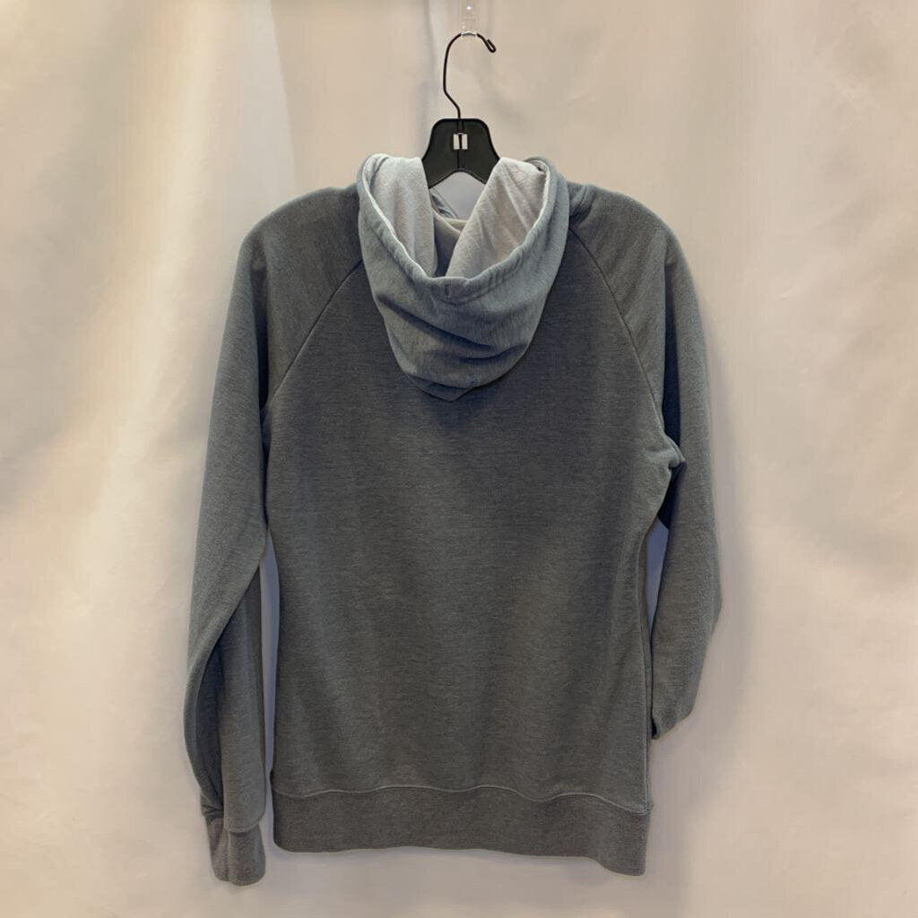 Sweatshirt: Hooded with Purple Writing