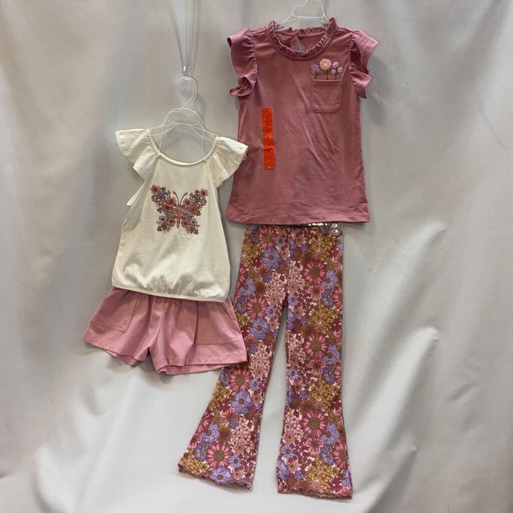 4 piece floral Girls Set