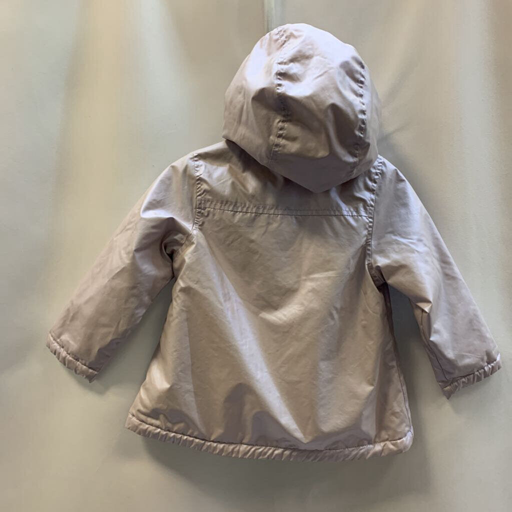 Jacket: Lightweight, sherpa lined hood