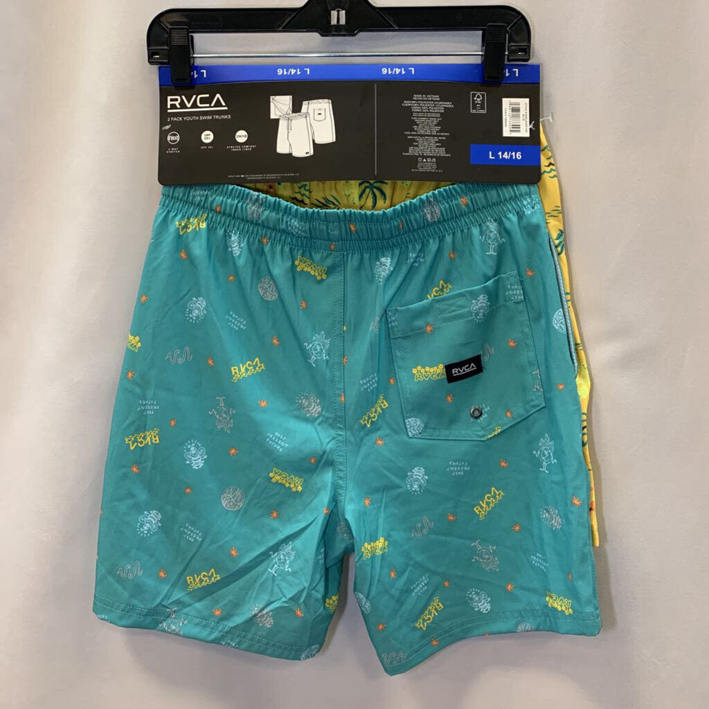 2 Pack Youth Swim Trunks