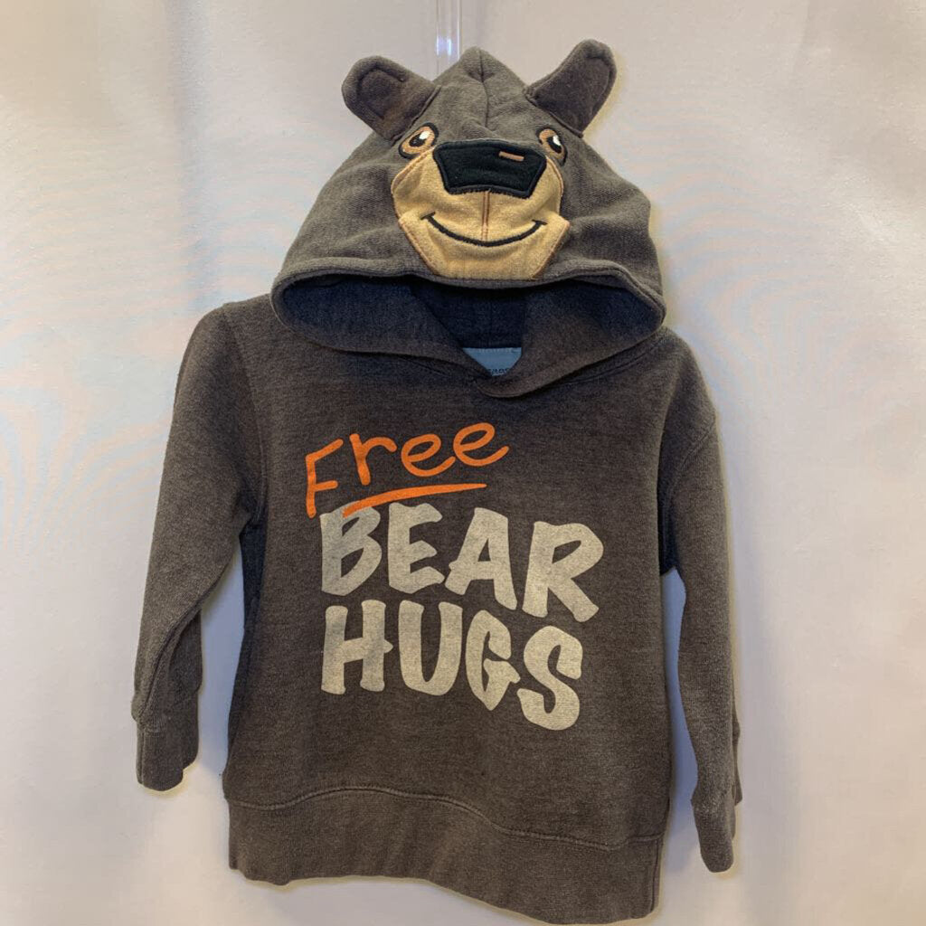 Sweatshirt: Hooded 'Free Bear Hugs'