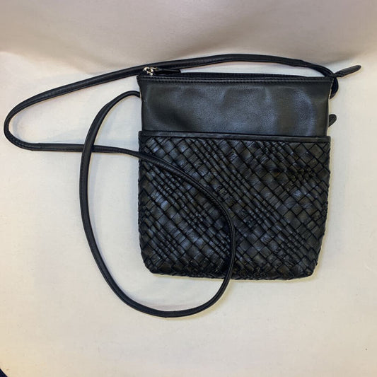Purse: Leather Cross Weaved