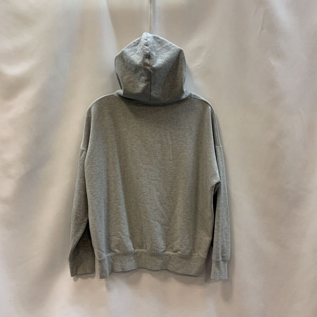 Hoodie: Sweatshirt Basic White Drawstring