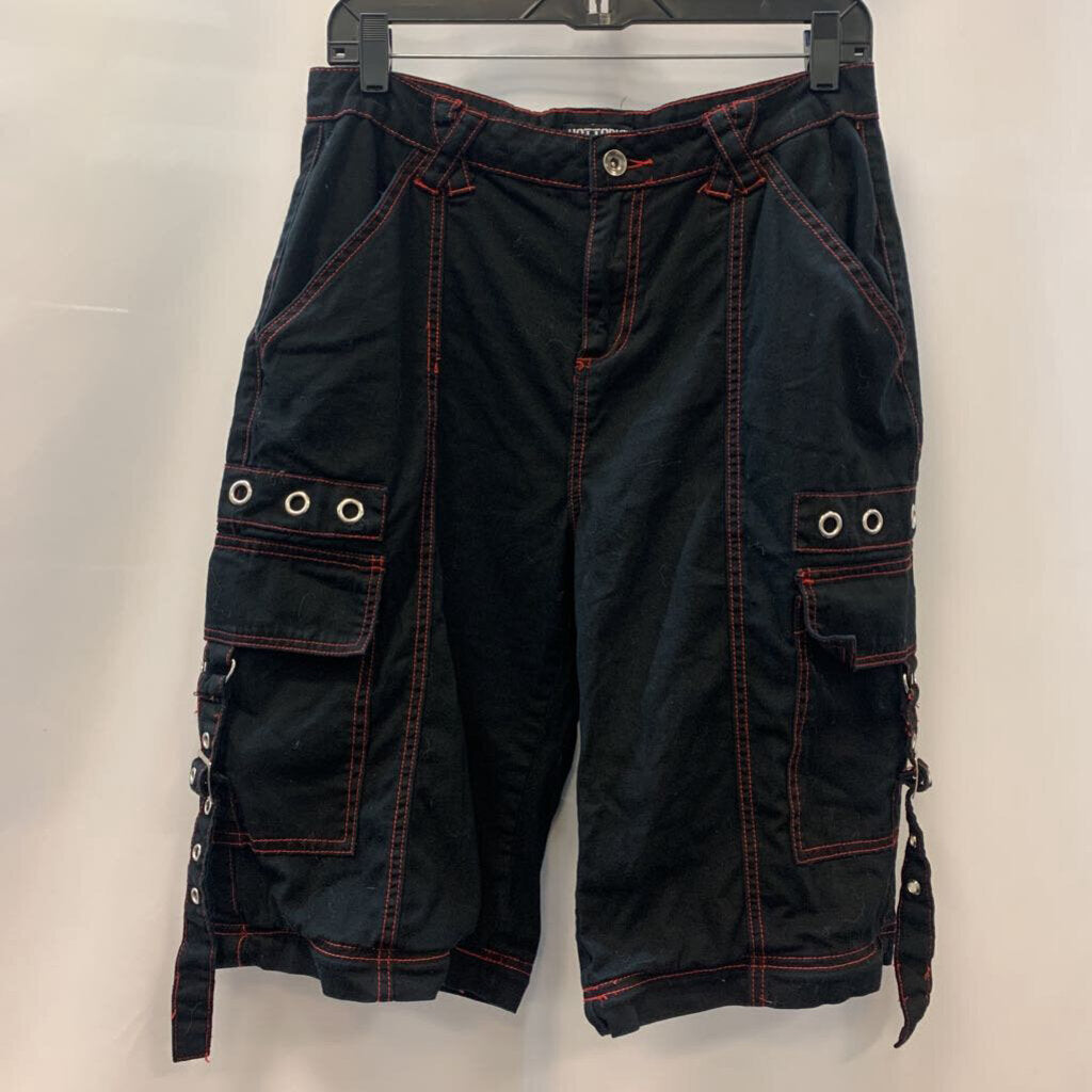 Shorts: Long Cargo Red Stitch