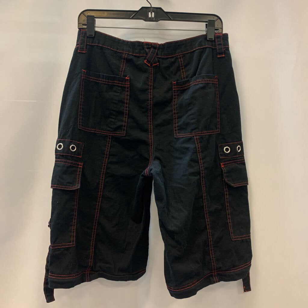 Shorts: Long Cargo Red Stitch
