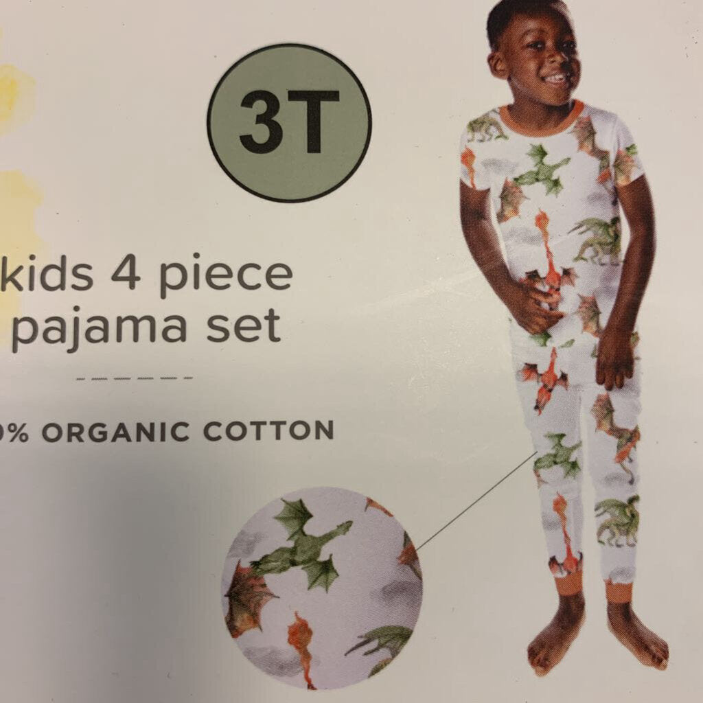 Kids 4 Pc Pajama Set