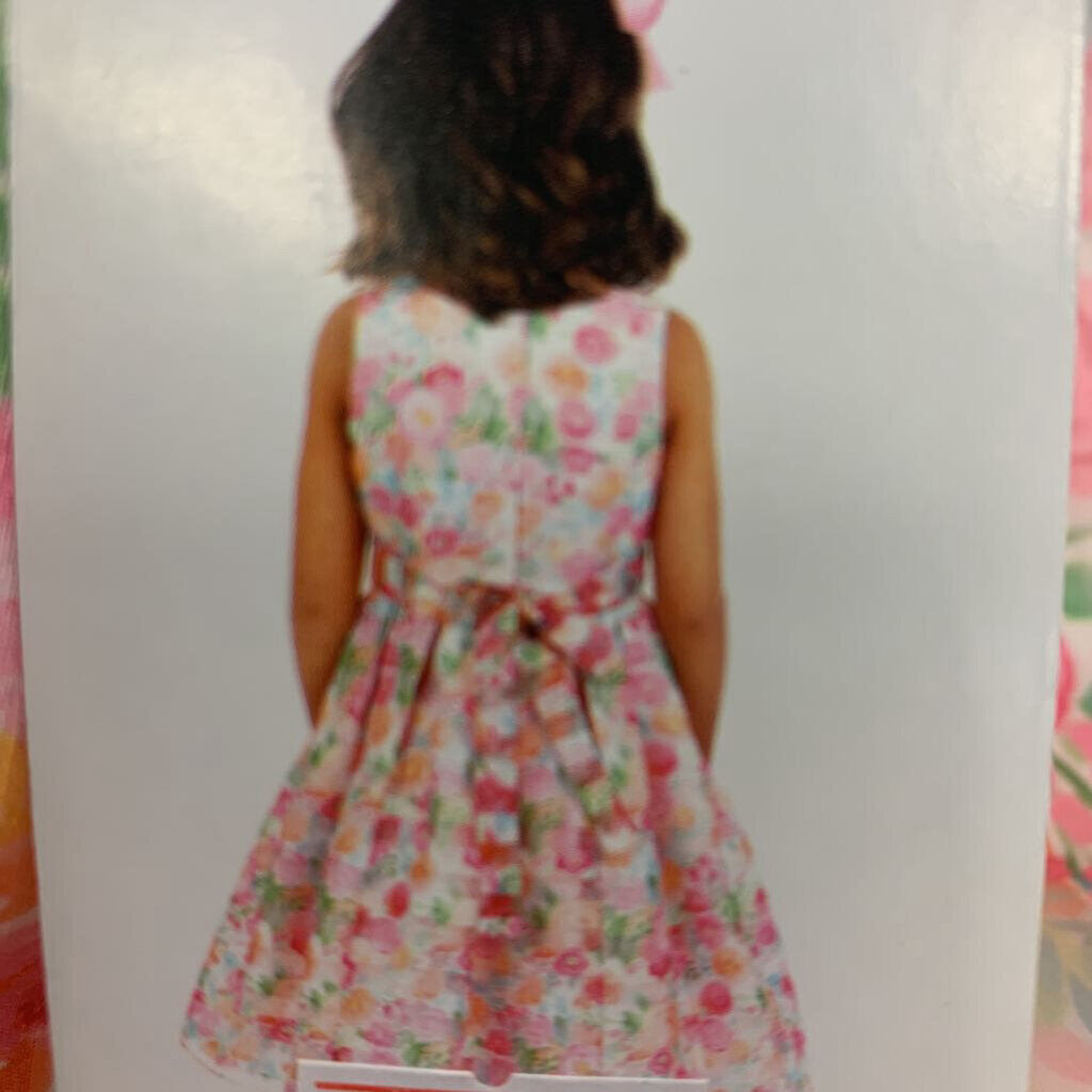 Tank Top Floral Dress with Bow