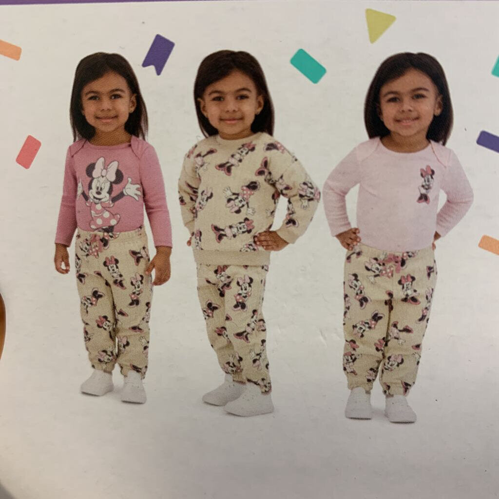 4 Pc Minnie Mouse Set with Pants
