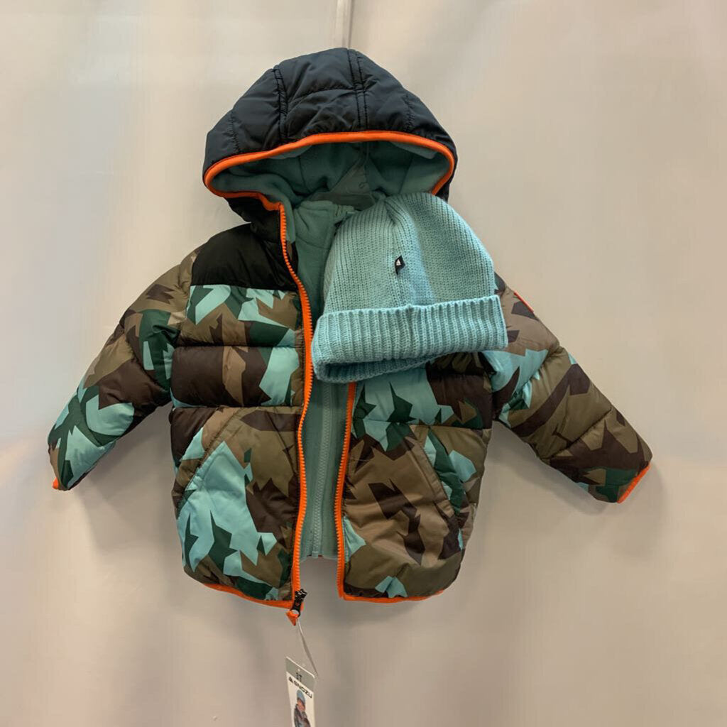 Fleece Jacket with Matching Hat