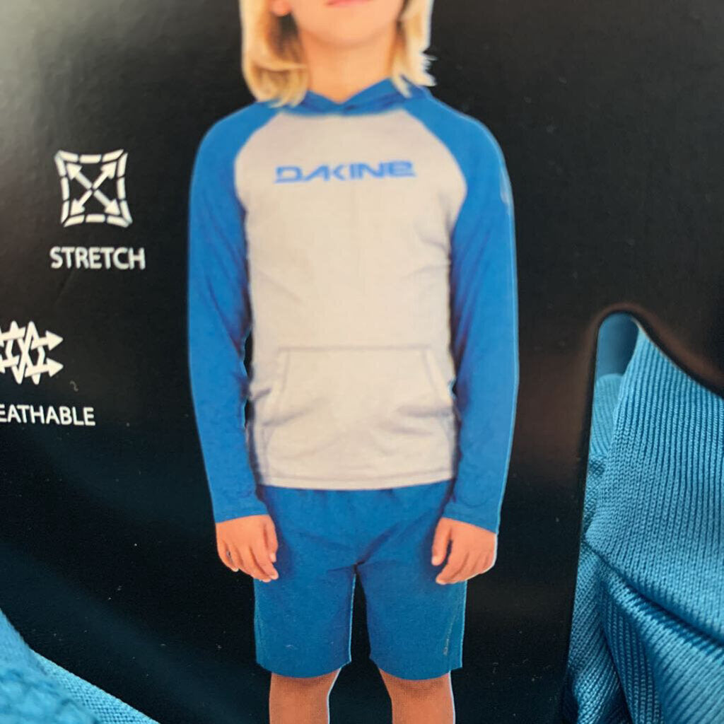 2 Pc Swim Set with Hooded Long Sleeve