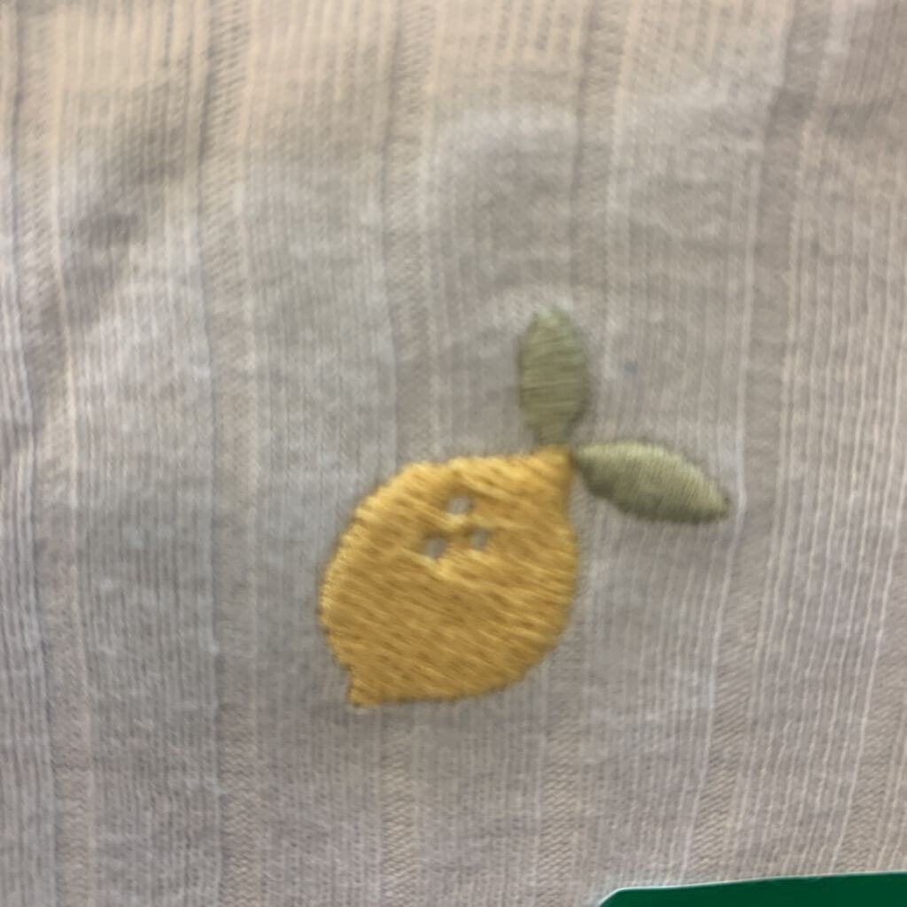 4 Pc Layette Set Lemon and Flowers