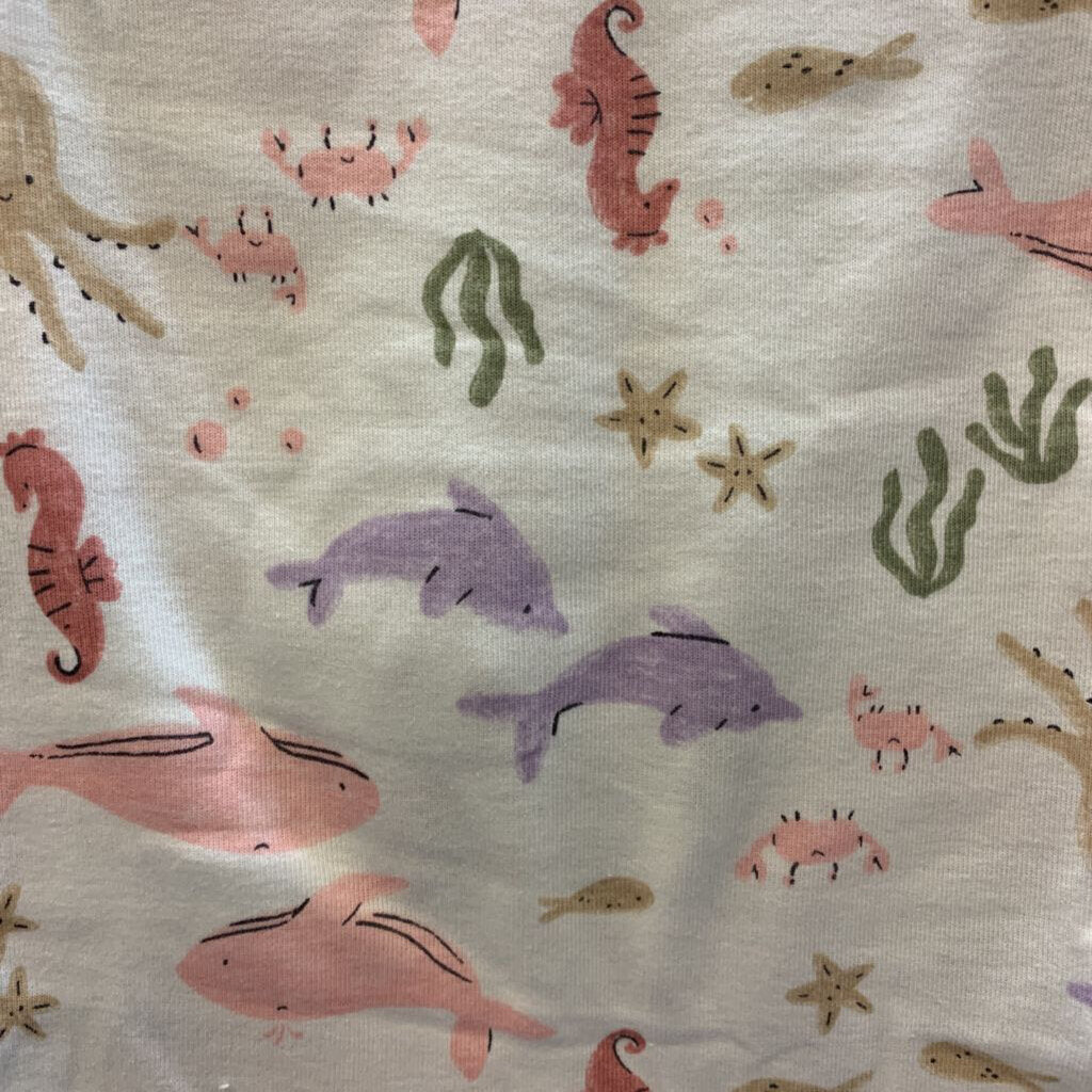 4 Pc Layette Set Ocean Animals