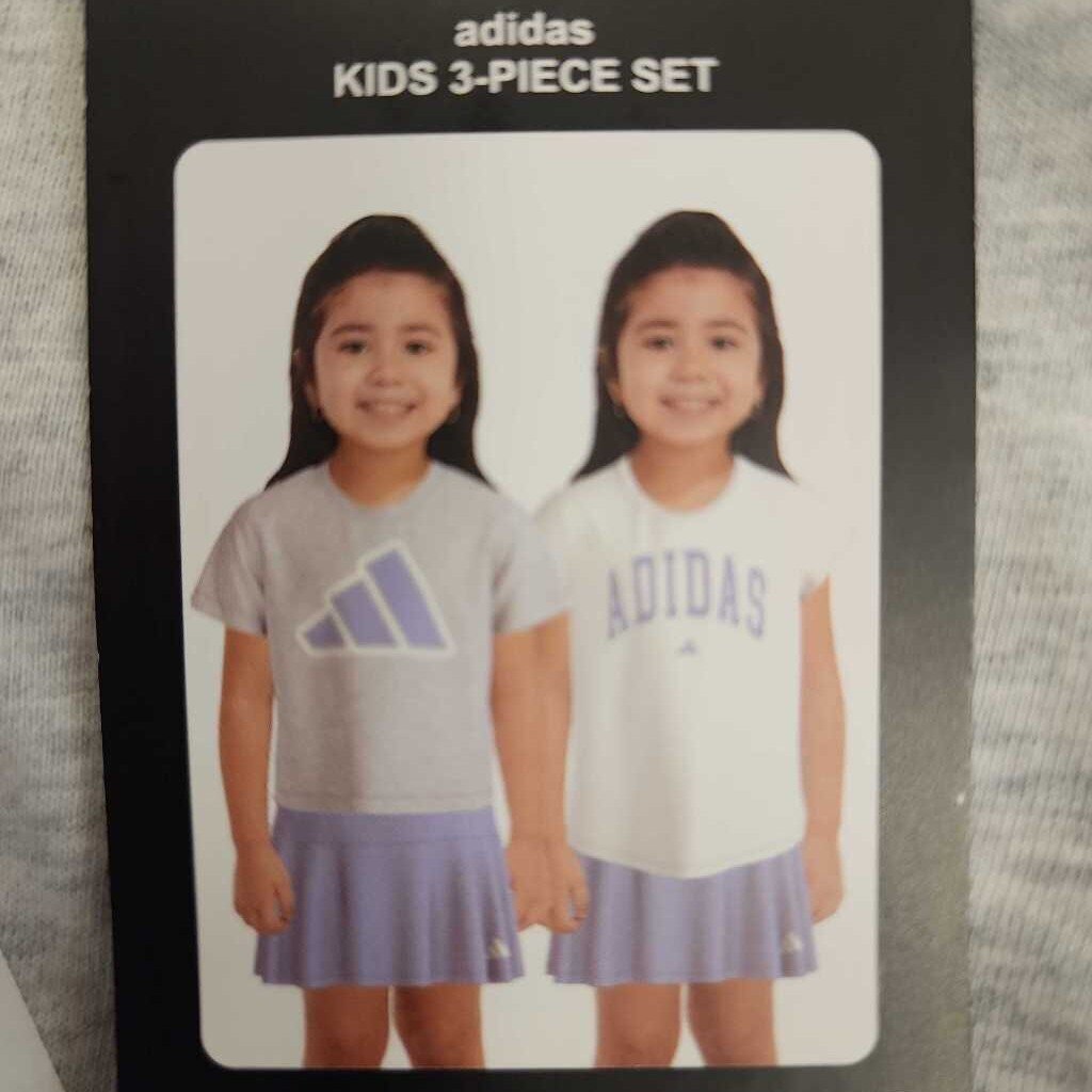3 Pc Kids Active Set with Skorts