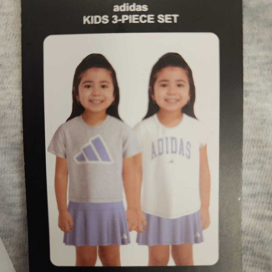 3 Pc Kids Active Set with Skorts