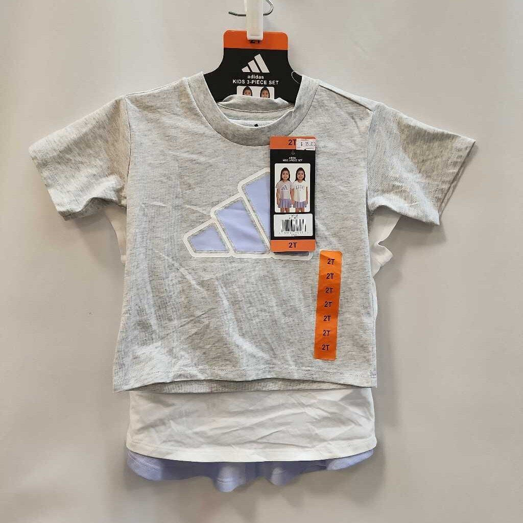 3 Pc Kids Active Set with Skorts