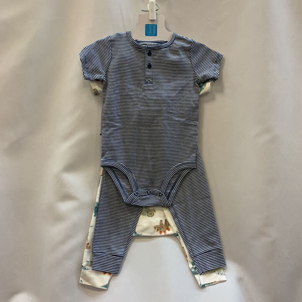 4 Pc Layette Set Dinosaur