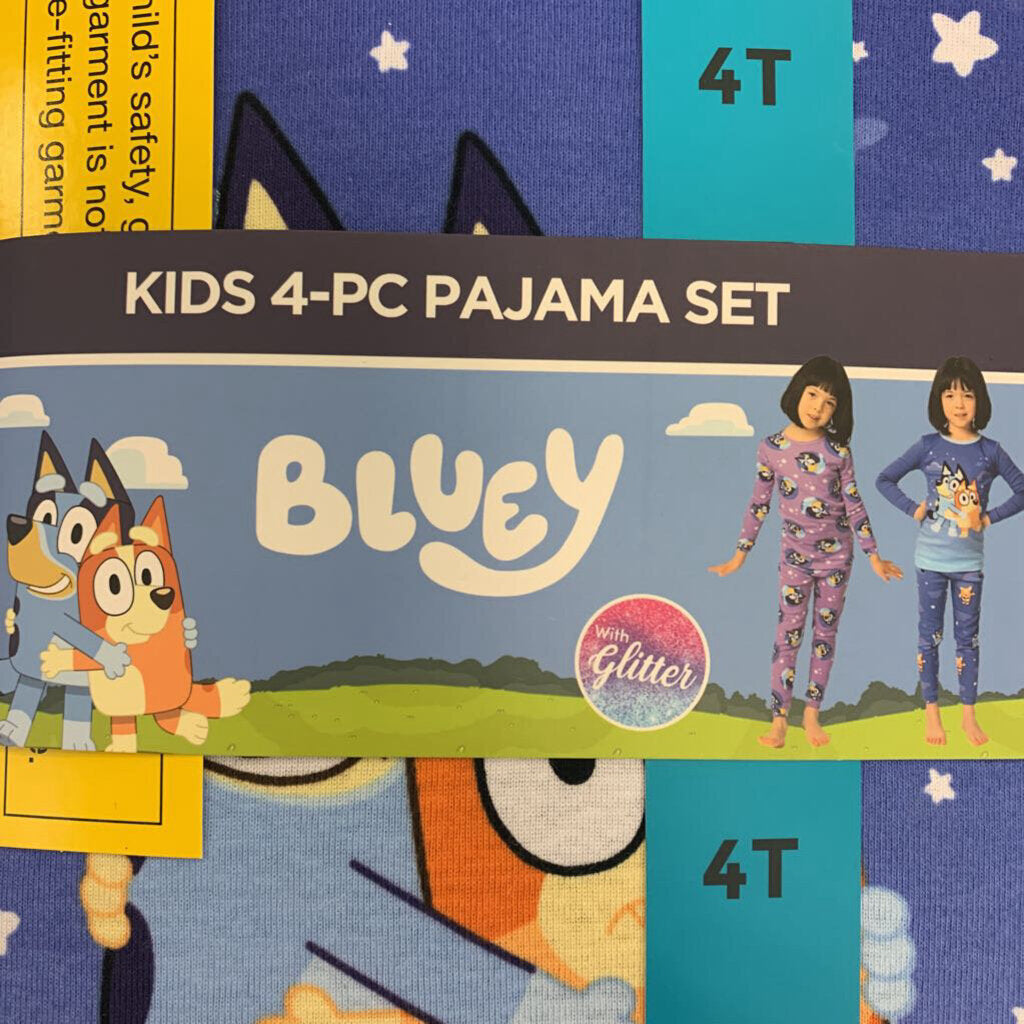 Kids 4 Pc Pajama Set