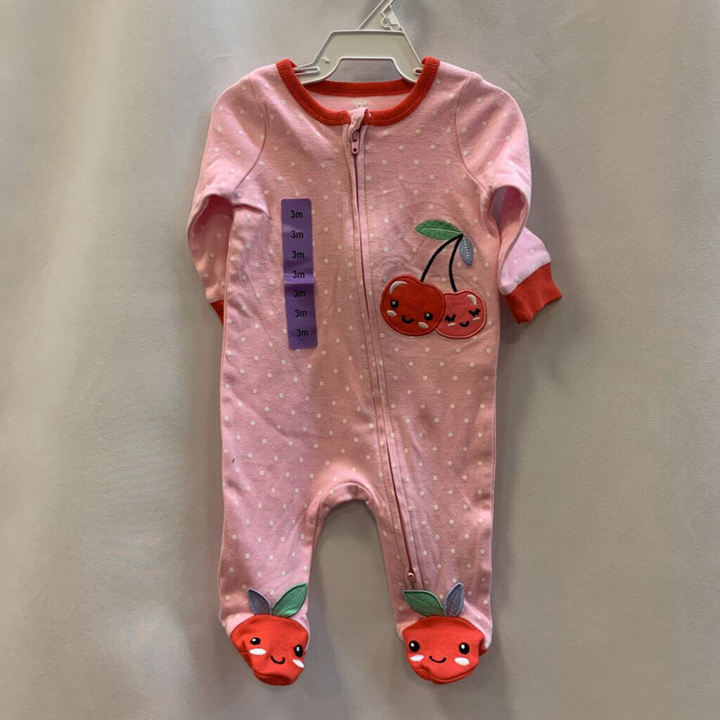 Coveralls Sleeper Cherry Dots
