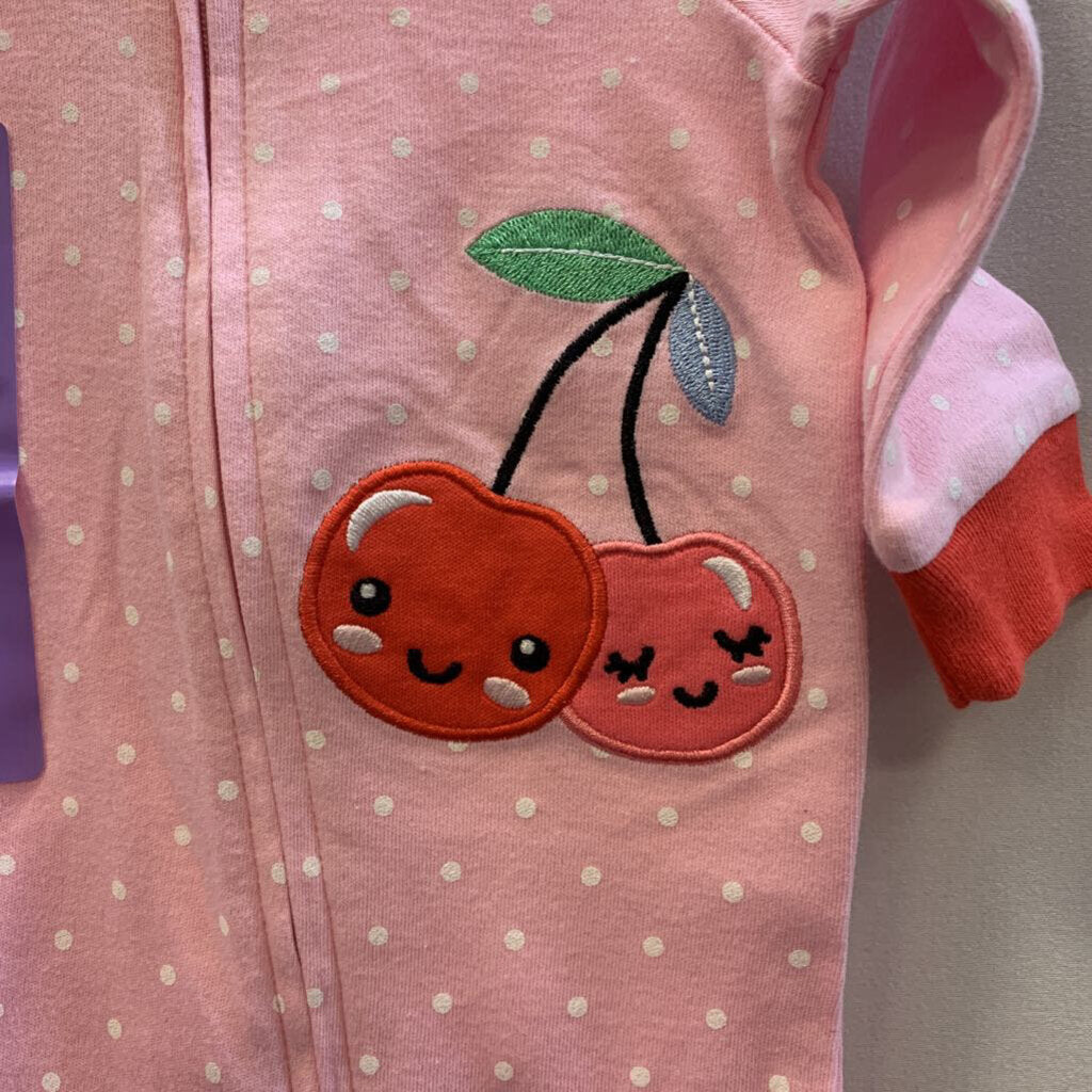 Coveralls Sleeper Cherry Dots