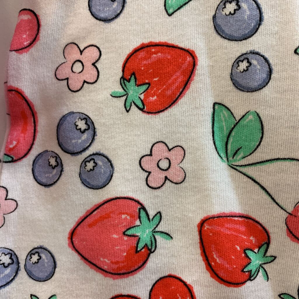 Coveralls Sleeper Cherry Blueb Strawb