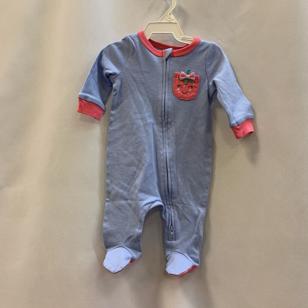 Coveralls Sleeper Strawberry Smile