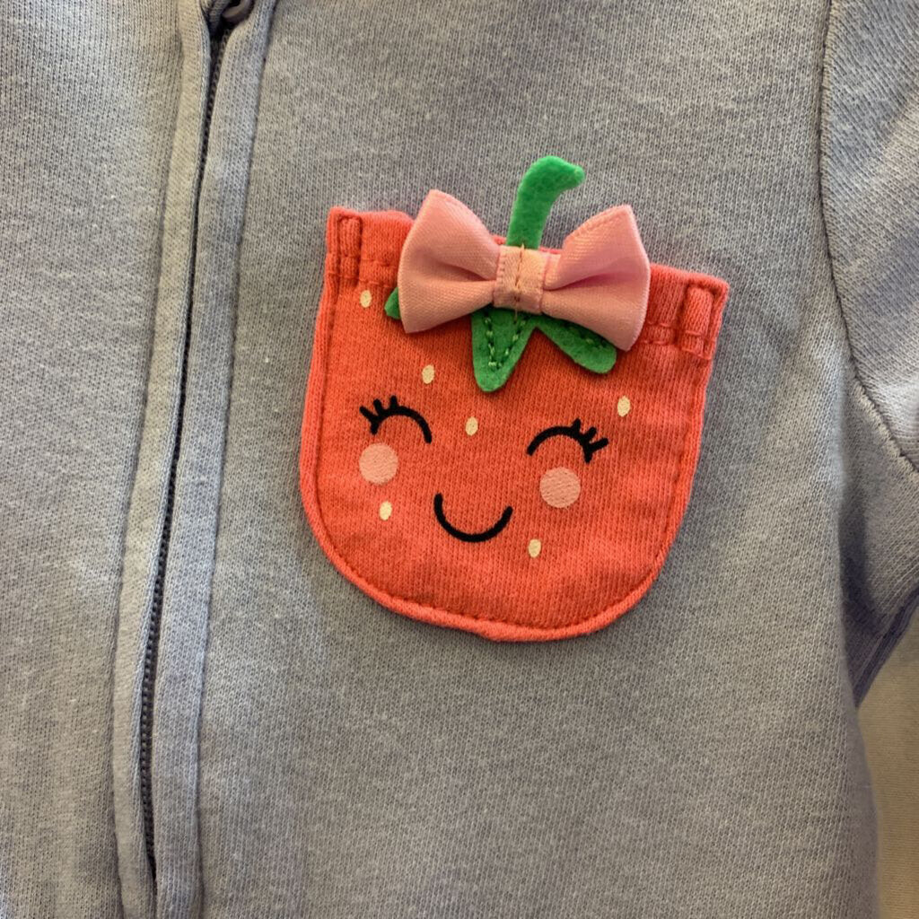 Coveralls Sleeper Strawberry Smile