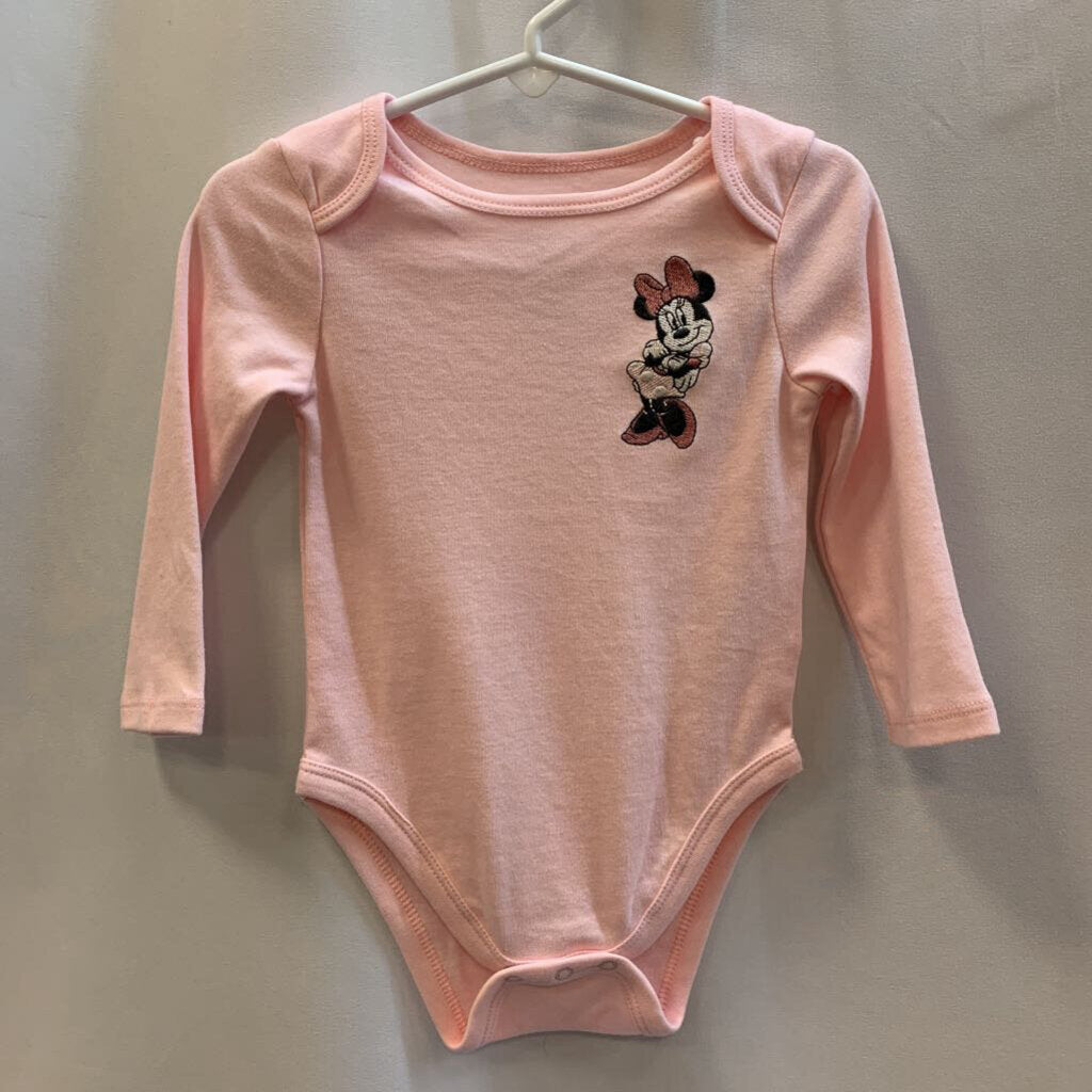 Minnie Mouse onesie with embroidery