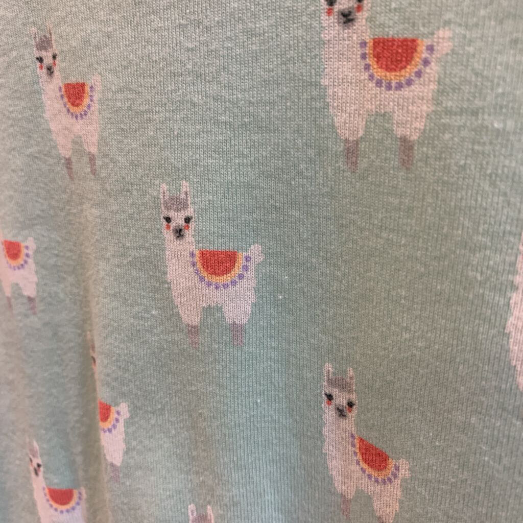 Kids Cotton Sleeper Llama