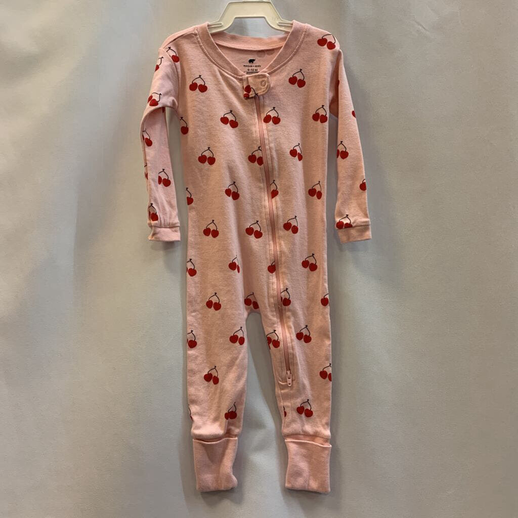 Kids Cotton Sleeper Cherry
