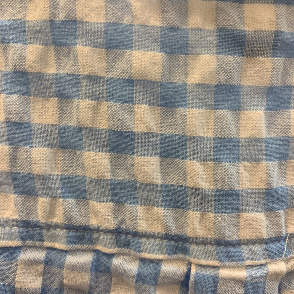 Youth Short Sleeve Shirt Gingham Button