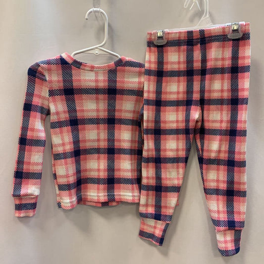 Youth 2 Pc Thermal PJ Plaid