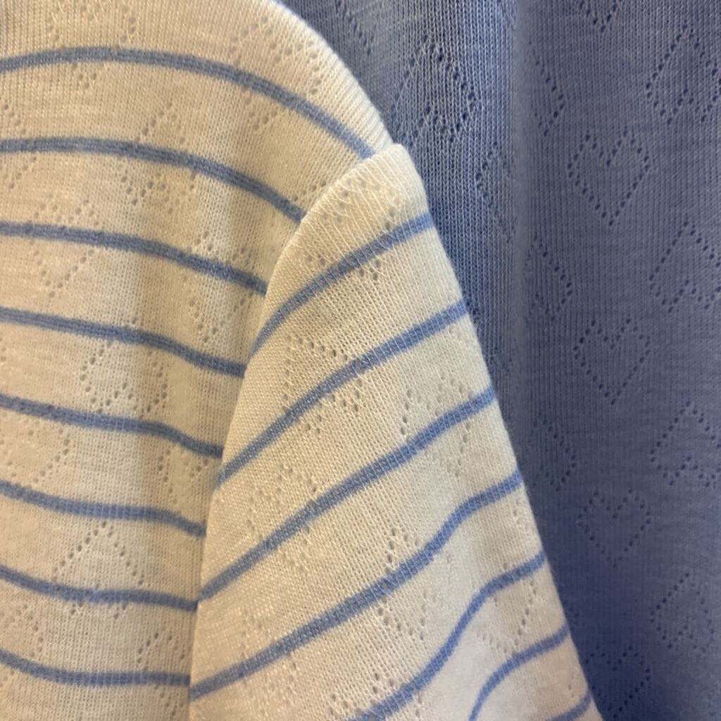 2 Pc Sleep Pajama Set Stripes