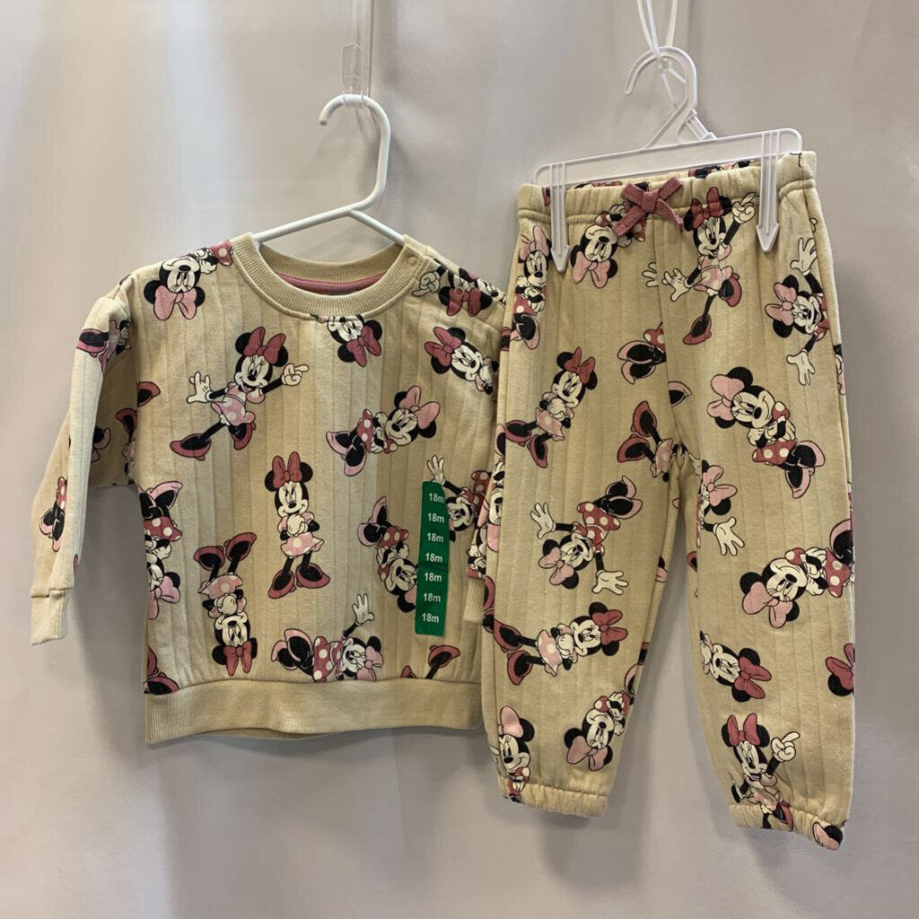 2 Pc Minnie Mouse Set with Pants