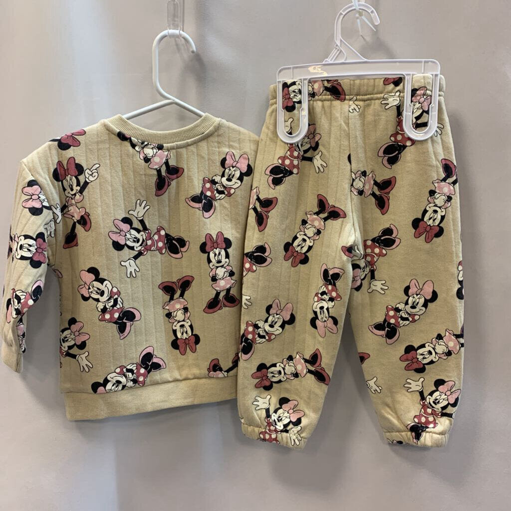 2 Pc Minnie Mouse Set with Pants
