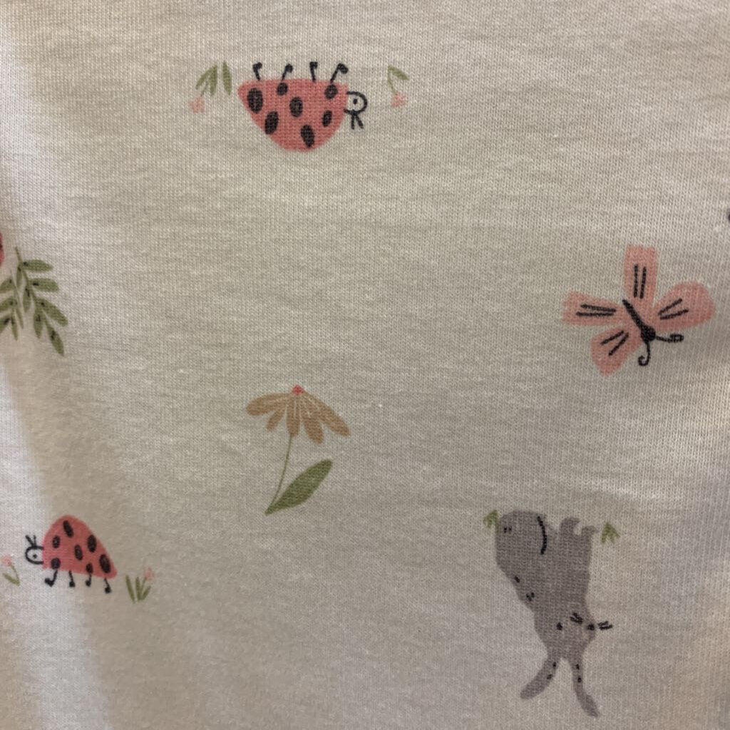 Onesie: Bunny and Flowers